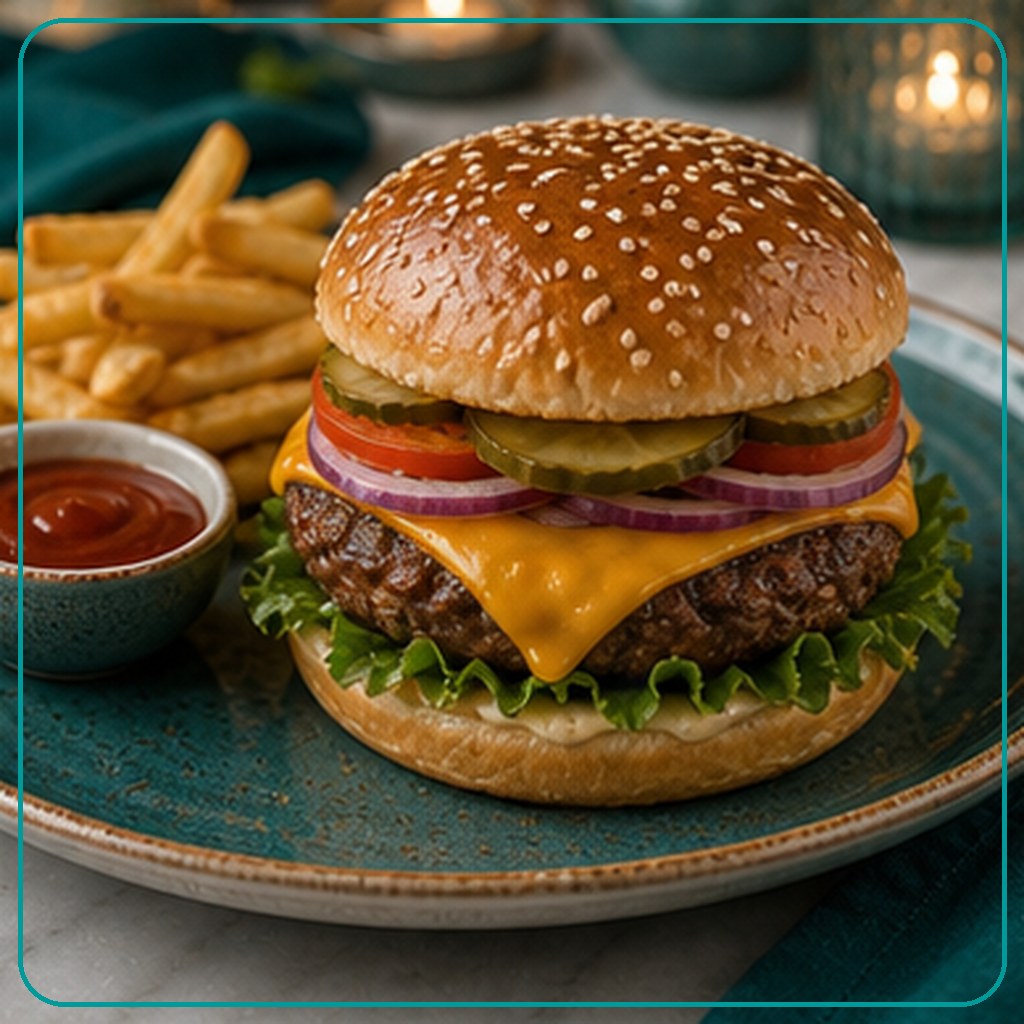 [MENU-055-CLASSIC-BURGER] كلاسيك برجر - Classic Burger