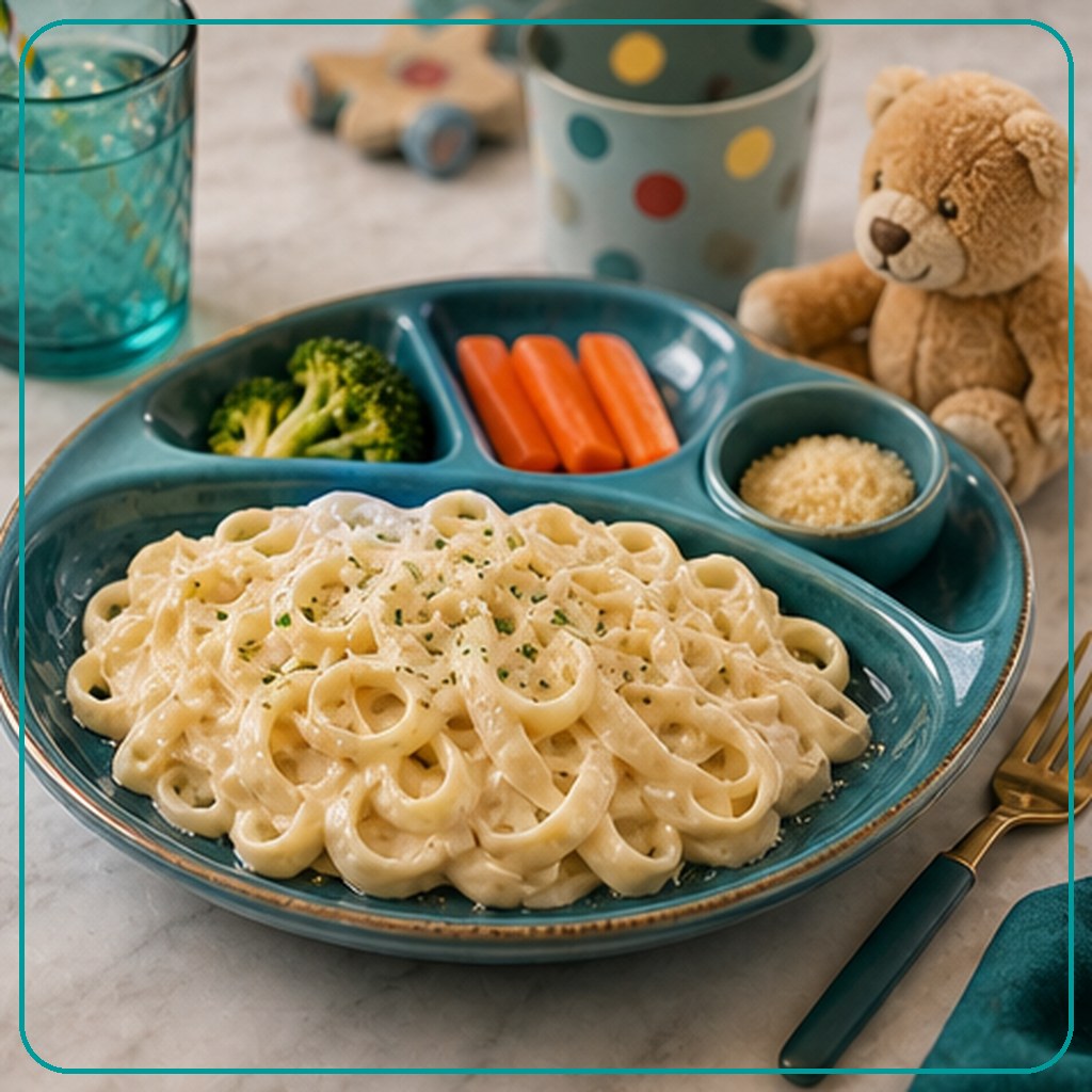[MENU-077-KIDS-ALFREDO-PASTA] ألفريدو باستا أطفال - Kids Alfredo Pasta