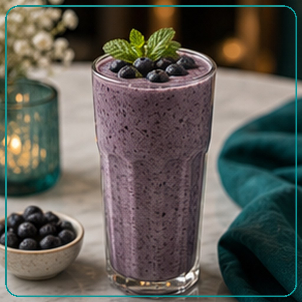 [MENU-157-SMOOTHIE-BLUEBERRY] سموذي بلوبيري - Smoothie Blueberry