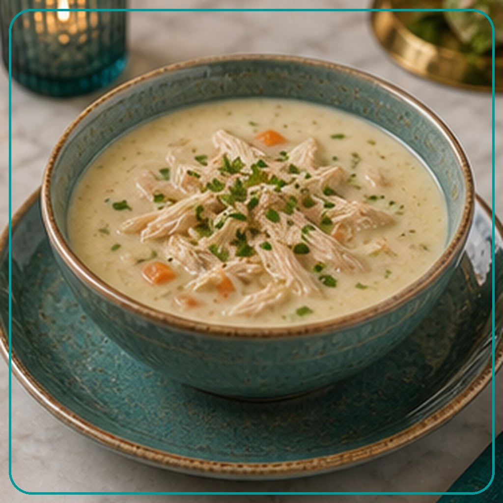 [MENU-017-CREAMY-CHICKEN-SOUP] Creamy Chicken Soup - شوربة كريمي تشيكن