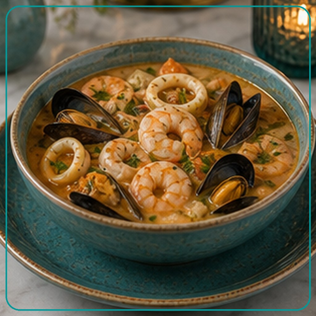 [MENU-019-SEAFOOD-SOUP] Seafood Soup - شوربة سي فود
