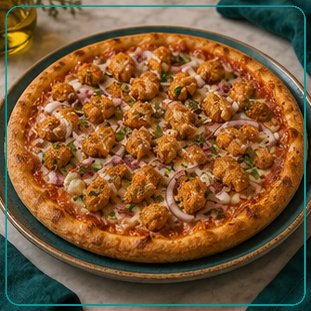 [MENU-036-CRUNCHY-CHICKEN-PIZZA] Crunchy Chicken Pizza - بيتزا كرانشي تشيكن