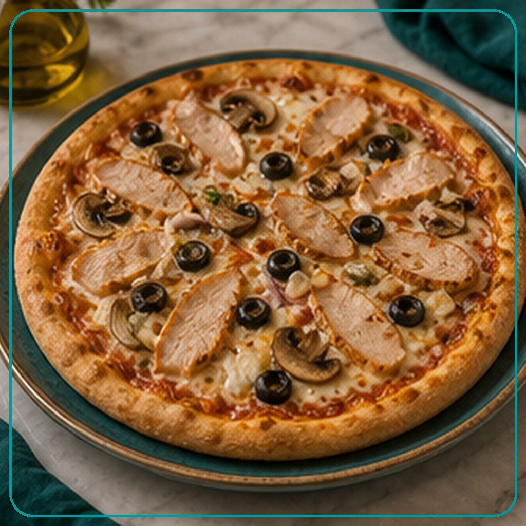[MENU-038-SMOKED-TURKEY-PIZZA] Smoked Turkey Pizza - بيتزا سموك تركي