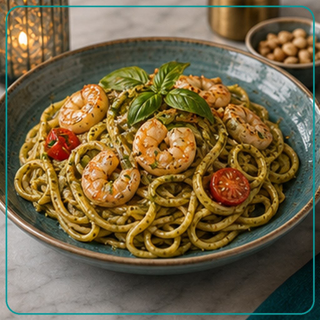 [MENU-044-SHRIMP-PESTO] جمبري بيستو - Shrimp Pesto