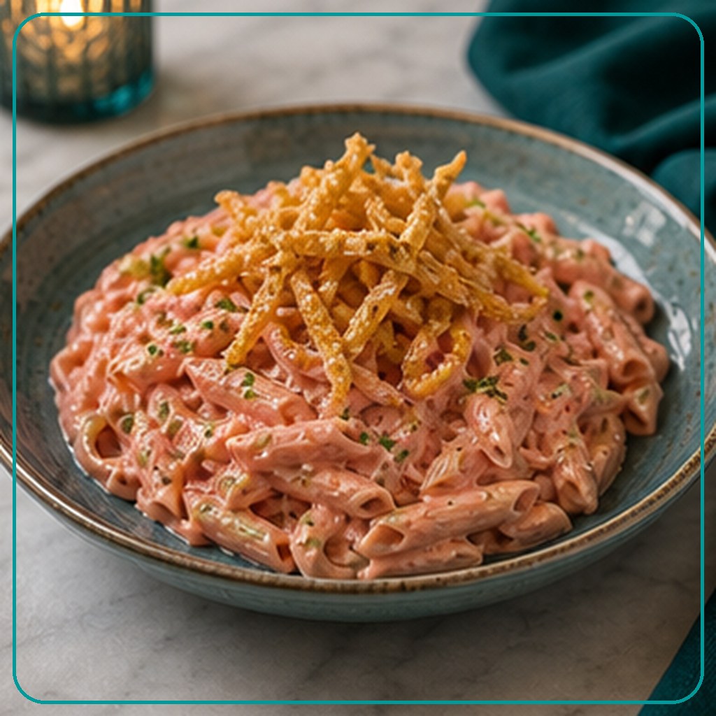 [MENU-048-PINK-CRISPY-PASTA] بينك كريسبي باستا - Pink Crispy Pasta